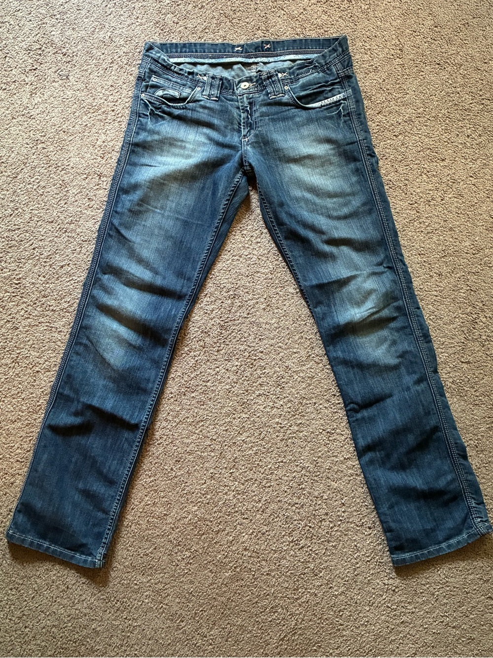 H&M Women's Skinny Jeans in Faded Blue Wash